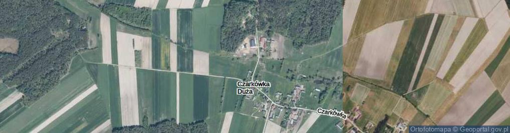 Zdjęcie satelitarne Czarkówka Duża ul.